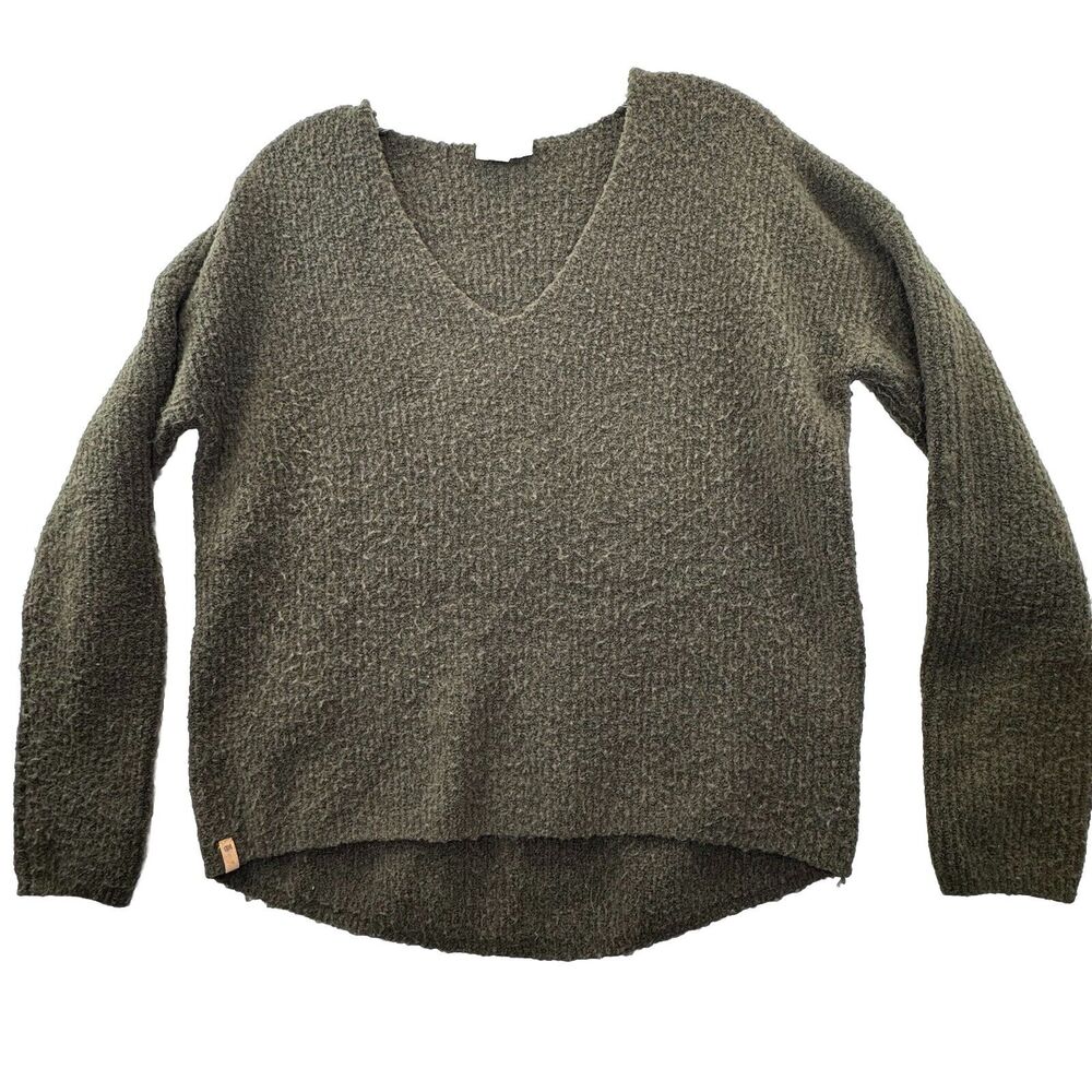 Tentree Recycled Nylon & Wool Blend Sweater Women’s‎ Small Green Sustainable Eco